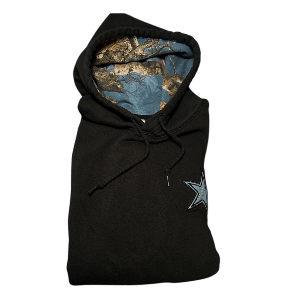 Dallas Cowboys NFL Hoodie Mens XXL Camo Hood Team Apparel Football‎ Sweatshirt - Picture 3 of 11